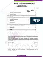 CBSE Syllabus For Class 11 Chemistry 2023 24