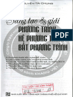 (Nguyễn Tài Chung) Sáng Tạo Và Giải Phương Trình, Hệ Phương Trình, Bất Phương Trình