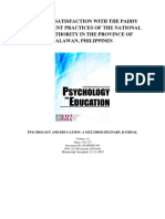 Farmers' Satisfaction With The Paddy Procurement Practices of The National Food Authority in The Province of Palawan, Philippines