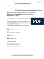 The Uncertainty Analysis in Linear and Nonlinear Regression Revisited Application To Concrete Strength Estimation