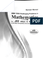 1000 Challenging Problems in Mathematics For Jee - Sameer Bansal