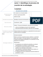 Examen - (AAB01) Cuestionario 1 - Identifique El Proceso de Formulación y Ejecución de La Estrategia