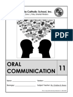 Oral Communication