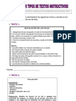 Textos Instructivos