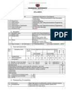 Study Program: Syllabus