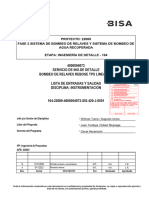 Servicio de Ing - de Detalle Bombeo de Relaves Rebose Tps Linea Sur