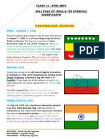 Class 12: Fine Arts Unit: 3 - National Flag of India & Its Symbolic Significance