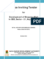 Final NIT and Draft Lease Agreement Shopping Mall in CBD 29 October 2012