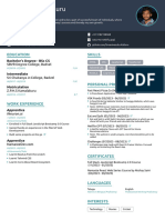 Sreenivasulu's Resume Frontend