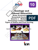 Tle10 He Householdservices q1 Mod5 Presentingcookeddishes-Typesofdishesandfoodserving v5