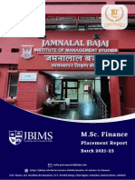 M SC Finance Placement Report 2021-231