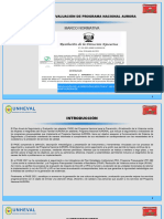 Monitoreo y Evaluación de Programa Nacional Aurora