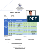 Corrected Final Individual Class Program Grade 4 2023 2024