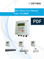 US-2000S - Manual - Ultrasonic Flowmeter