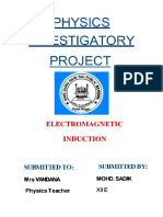 Physics Project On Electrical Measurment