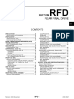 Rear Final Drive: Section