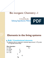 Bio Inorganic 1 PPT Chemistry