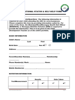 NCDC-3 Child Nutritional Status Form A4