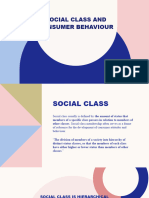 Social Class and Consumer Behaviour