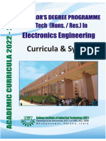 Syllabus 2022 23 Electronics Engineering