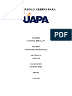 TAREA - Introduccion A La Trigonometeria Esferica