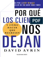 Adelanto Por Qué Los Clientes Nos Dejan