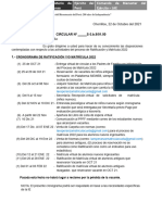 Circular y Cronograma de Matricula 22