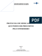 Protocolo Prescrição de Medicamentos Pelo Profissional de Enfermagem