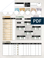 Fallout Robot Character Sheet - 31st March 2021