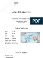 26 Dec 2023 Ileus Obstruktif