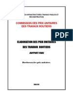 Bordereau Des Prix Unitaires ITPR