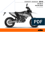 KTM 690 SMC 2010 Ownersmanual English