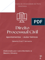 Direito Processual Civil - Sebenta Teórica 1º Semestre