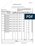 Itinerary of Travel New1