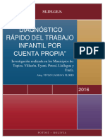 Diagnostico Del Trabajo Infantil en Potosi