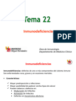 Tema 22 Inmunodeficiencias