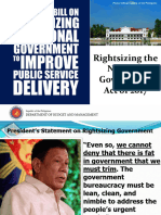 National Government Rightsizing Program