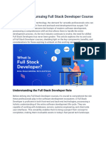 Full Stack Developer Career 2024 PDF