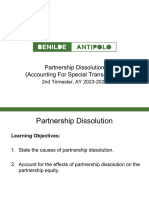 Module 3 - Partnership Dissolution