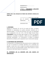 FUNDAMENTA APELACIÓN PRISIÓN PREVENTIVA Delito Robo Agravado