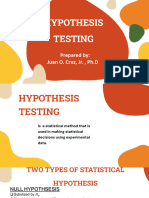 Hypothesis Testing Nov 11