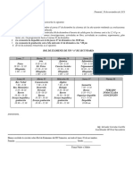 Rol de Exámenes III Trim 5to - Familias