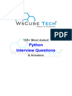 Python Interview Questions Answers Free PDF