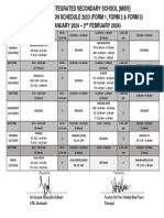 Jadual Pat Form 1 - Form 3 2023