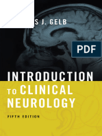 Introduction To Clinical Neurology-Gelb, D.