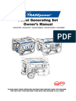 Petrol Generator Manual CLARKE