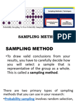 Nonprobability Sampling