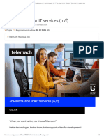 Administrator For IT Services (M - F) - Osijek - Telemach Hrvatska Doo