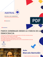 Alberto Fernández Es El Primer Presidente Desde La Vuelta Democracia Sin Sufrir Paros Generales, Según Informe de La Universidad Austral