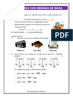 Medidas de Masa para Cuarto Grado de Primaria